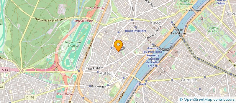 localisation de l'entreprise GM RENOVATION à PARIS