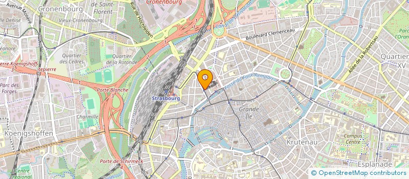 localisation de l'entreprise GM RENOVATION à STRASBOURG