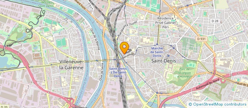localisation de l'entreprise GM RENOVATION  SAINT-DENIS