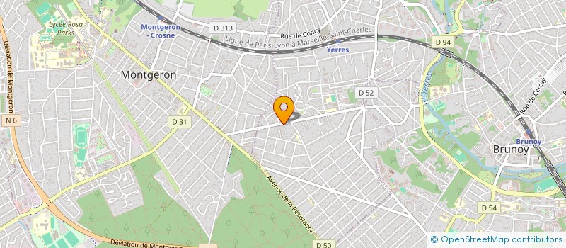 localisation de l'entreprise GM RENOVATION à YERRES