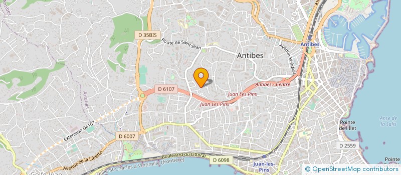 localisation de l'entreprise GM RENOVATIONS à ANTIBES