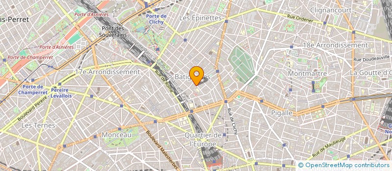 localisation de l'entreprise GM SAS  PARIS