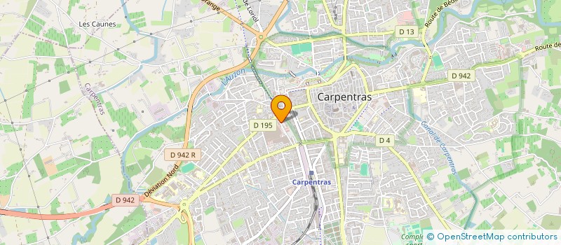 localisation de l'entreprise GM SERVICE à CARPENTRAS