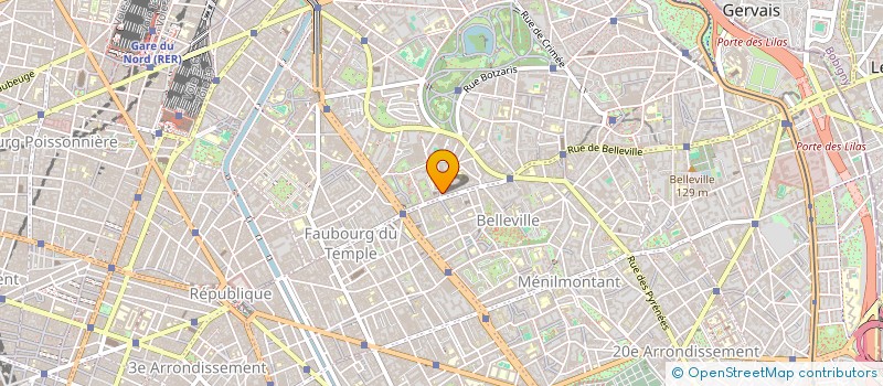 localisation de l'entreprise GM SERVICE  PARIS