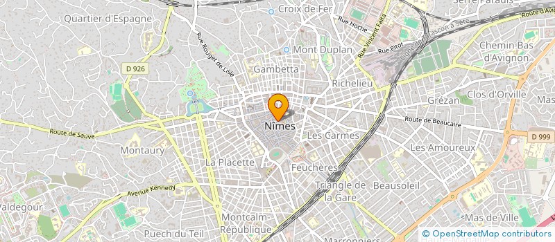 localisation de l'entreprise GM SERVICES à NIMES
