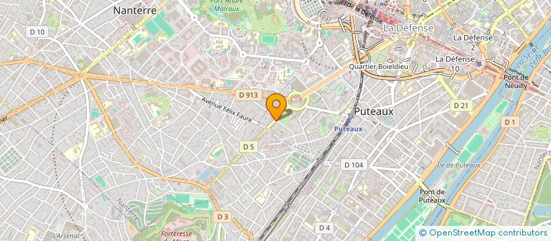 localisation de l'entreprise GM SERVICES  PUTEAUX