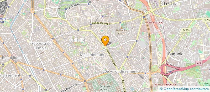 localisation de l'entreprise GM SERVICES  PARIS