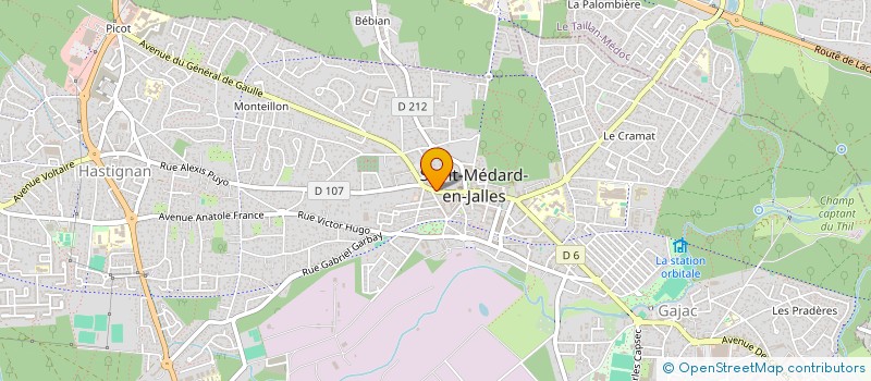 localisation de l'entreprise GM SOLAIRE  SAINT-MEDARD-EN-JALLES