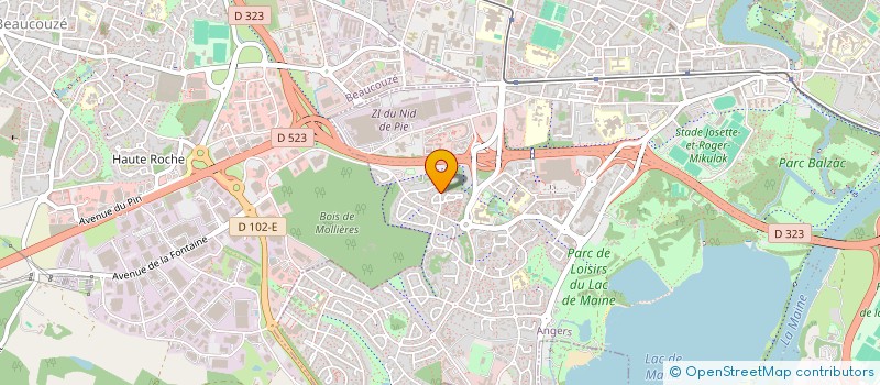 localisation de l'entreprise GM SPORT ON LINE à ANGERS