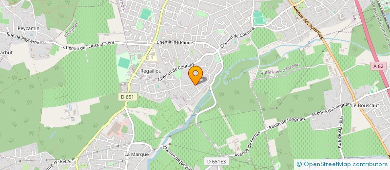 localisation de l'entreprise GM SYSTEME à VILLENAVE-D'ORNON