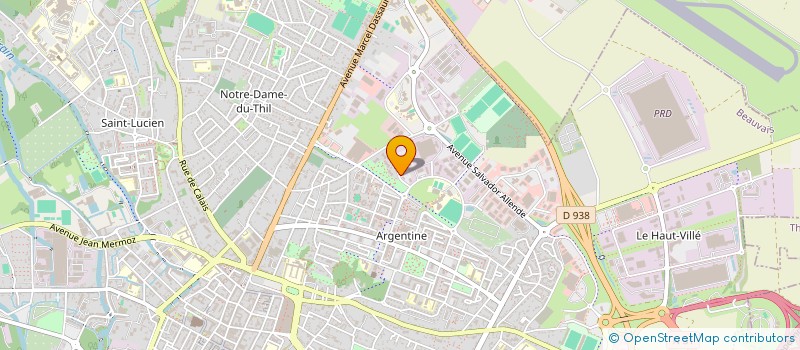 localisation de l'entreprise GM TAXI  BEAUVAIS