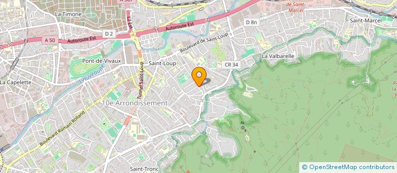 localisation de l'entreprise GM TECH à MARSEILLE