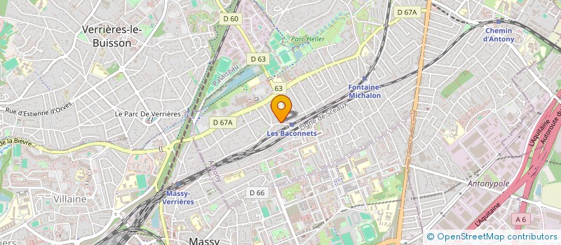 localisation de l'entreprise GM TRANSPORT à ANTONY