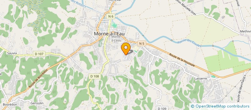 localisation de l'entreprise GM TRANSPORTS à MORNE A L'EAU