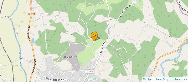 localisation de l'entreprise GM TRESOR  FUMEL