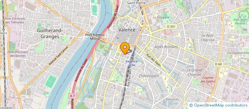 localisation de l'entreprise GM VALENCE PROPERTY  VALENCE