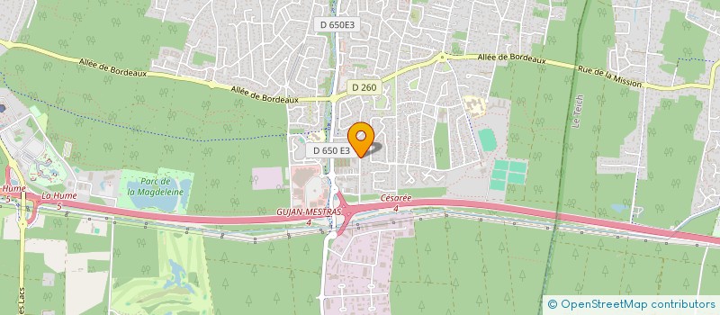 localisation de l'entreprise GM12  GUJAN-MESTRAS