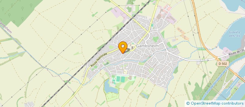 localisation de l'entreprise GM2  GAMBSHEIM