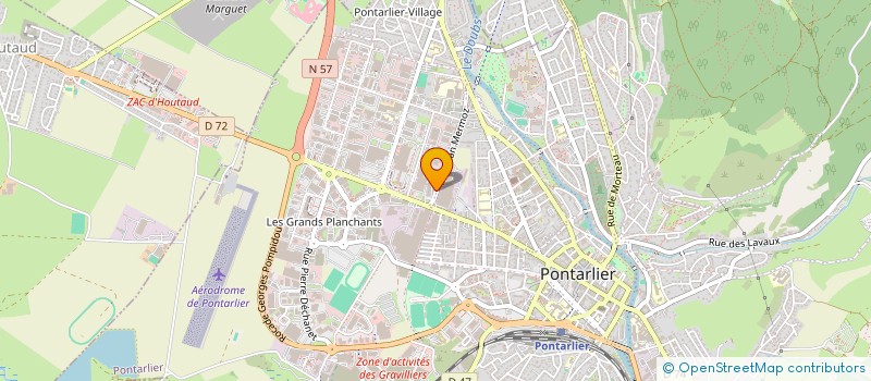localisation de l'entreprise GM25 IMMO à PONTARLIER