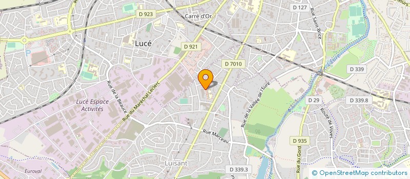 localisation de l'entreprise GM28 SERVICES à LUISANT
