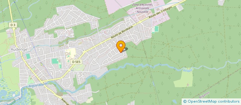 localisation de l'entreprise GM2C  AUDENGE