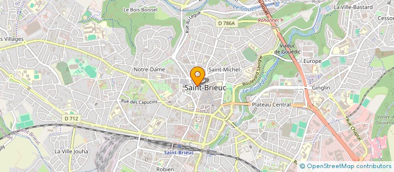 localisation de l'entreprise GM2FASHION à SAINT-BRIEUC