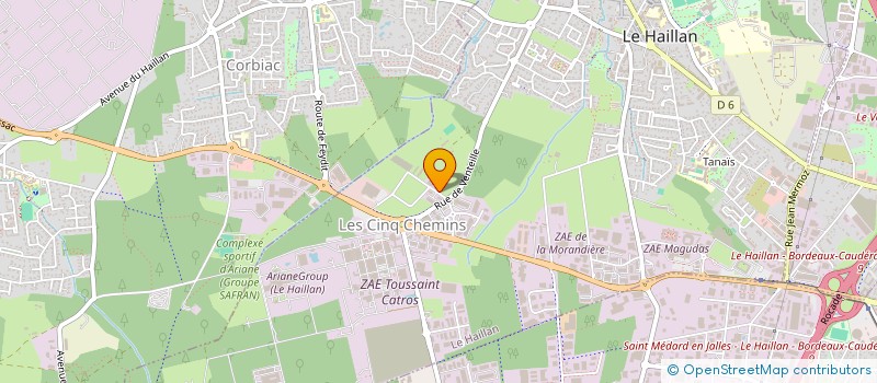 localisation de l'entreprise GM2J DEVELOPPEMENT  LE HAILLAN