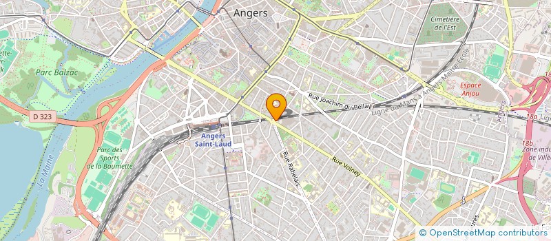 localisation de l'entreprise GM2L  ANGERS