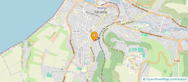 localisation de l'entreprise GM2P  FECAMP