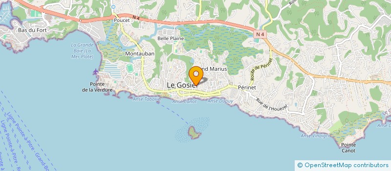 localisation de l'entreprise GM2PLUS à LE GOSIER