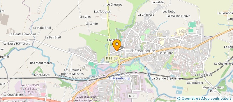 localisation de l'entreprise GM3  CHATEAUBOURG