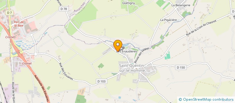 localisation de l'entreprise GM3 INDUSTRIE à SAINT-QUENTIN-SUR-LE-HOMME