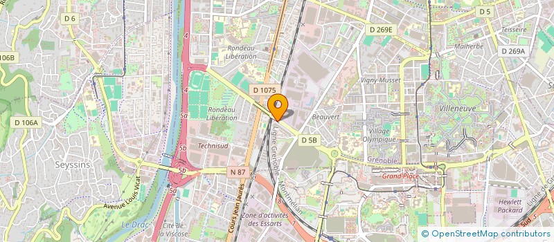 localisation de l'entreprise GM38PLOMBERIE  GRENOBLE