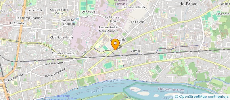 localisation de l'entreprise GM45 à SAINT-JEAN-DE-BRAYE