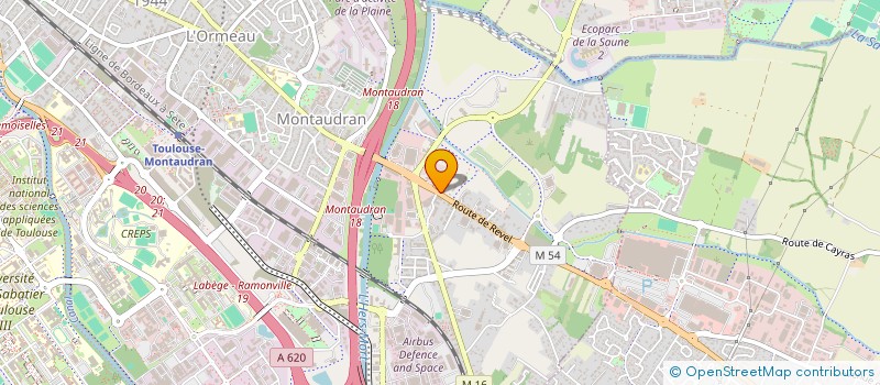 localisation de l'entreprise GM4B à TOULOUSE