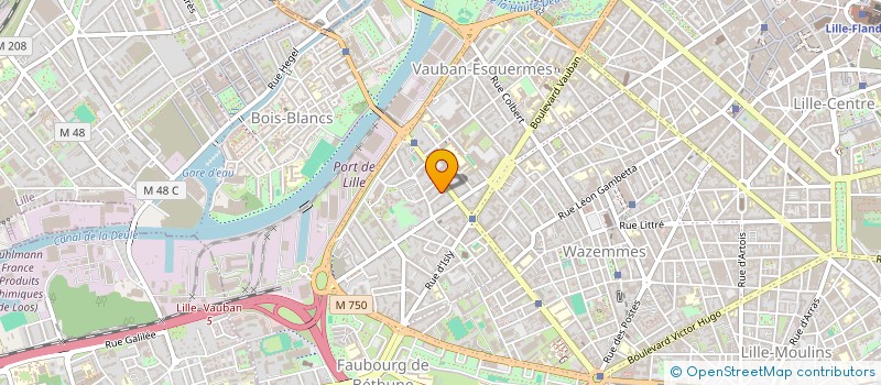 localisation de l'entreprise GM5 à LILLE