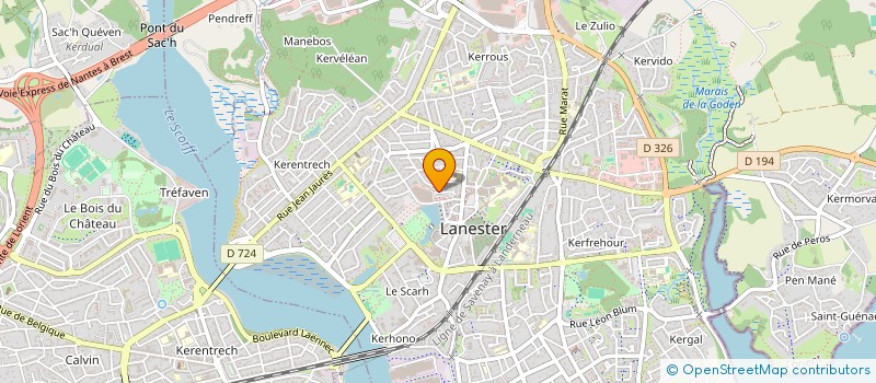 localisation de l'entreprise GM56 IMMO  LANESTER