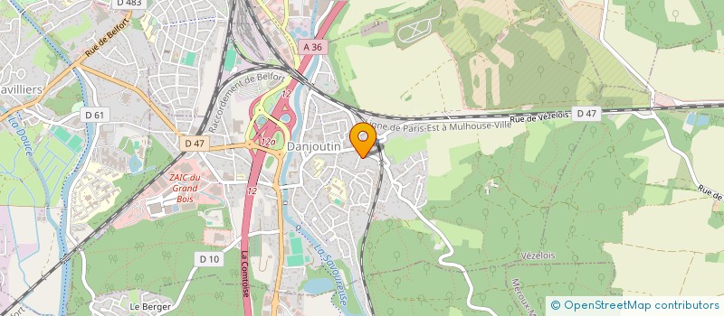 localisation de l'entreprise GM7YD à ANDELNANS
