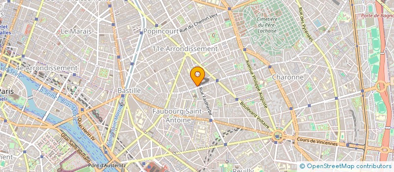 localisation de l'entreprise GMA  PARIS