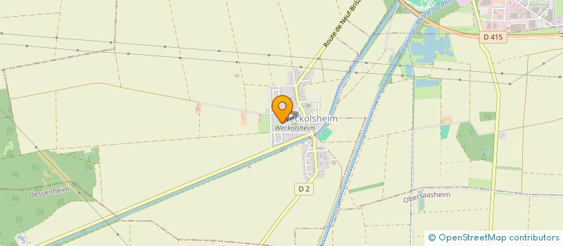 localisation de l'entreprise GMA 68  WECKOLSHEIM