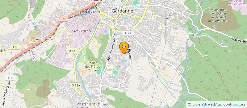 localisation de l'entreprise GMA à GARDANNE