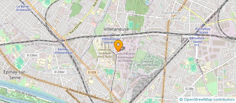 localisation de l'entreprise GMA à VILLETANEUSE