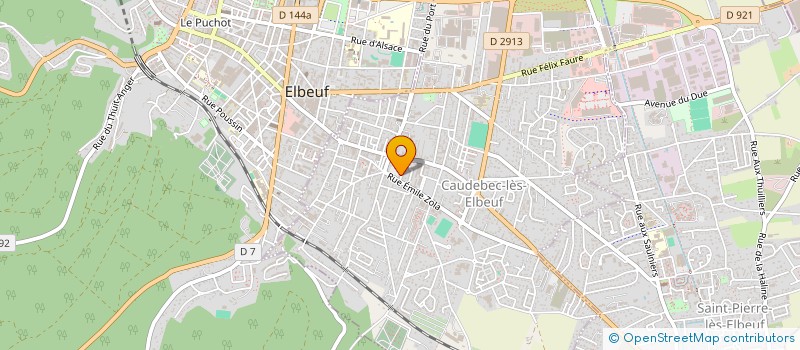 localisation de l'entreprise GMA  CAUDEBEC-LES-ELBEUF