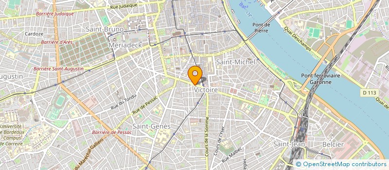 localisation de l'entreprise GMA ALIMENTATION GENERALE à BORDEAUX