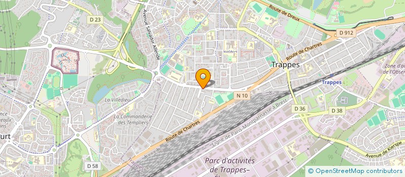 localisation de l'entreprise GMA AUTO à TRAPPES