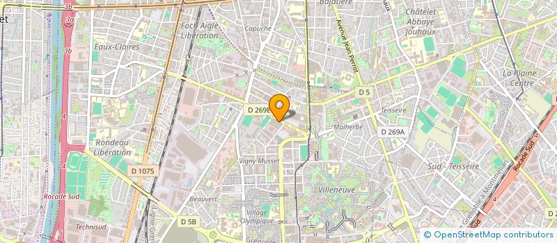 localisation de l'entreprise GMA COURTAGE à GRENOBLE