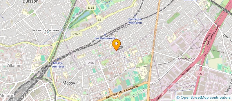 localisation de l'entreprise GMA GLOBAL MEDIA AGENCY à ANTONY