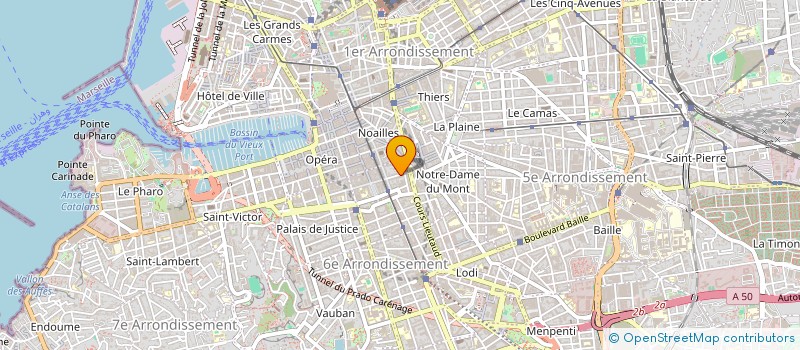 localisation de l'entreprise GMA INGENIERIE à MARSEILLE 6