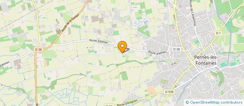 localisation de l'entreprise GMA INVEST à PERNES-LES-FONTAINES