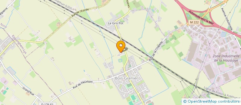 localisation de l'entreprise GMA INVEST  BOIS-GRENIER